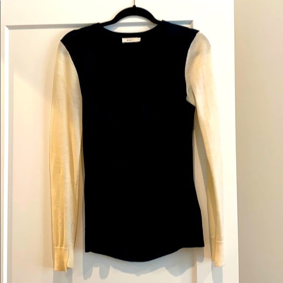 A.L.C color block sweater with open back - Picture 1 of 4